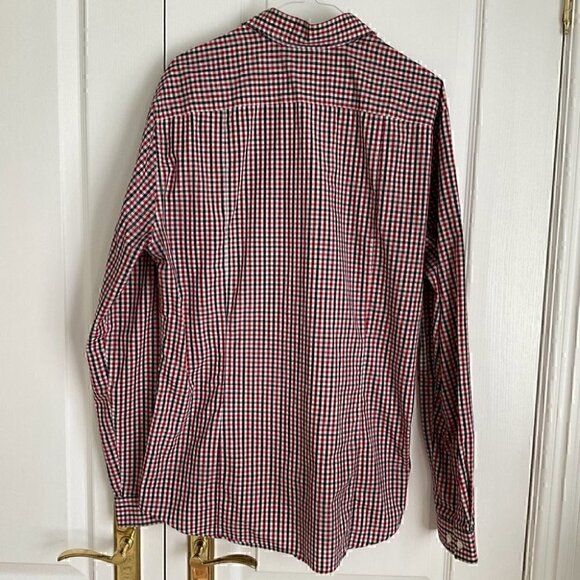 H&M Checkered Button Down Dress Shirt L - Picture 2 of 5
